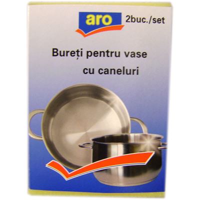 aro Bureti de Vase cu Caneluri 2 bucati