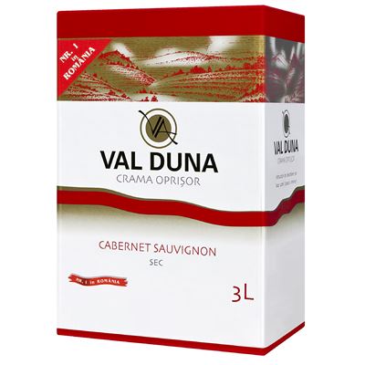 VAL DUNA Crama Oprisor Cabernet Sauvignon Vin Rosu Sec 3 L