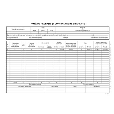 SIGMA Nir (Nota De Receptie) Pe Hartie Autocopiativa A4 2 x 100 File