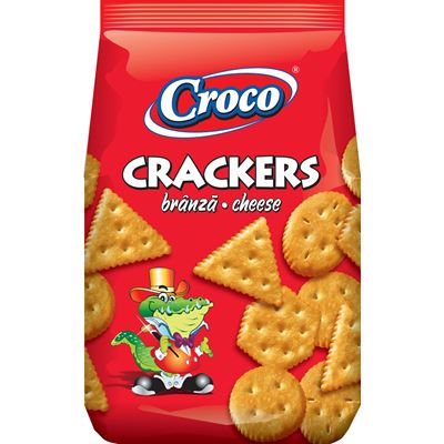 CROCO Crackers Branza 4 x 100 g