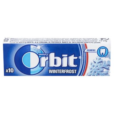 Orbit Guma de Mestecat Winterfrost 10 Pastile 30 x 14 g