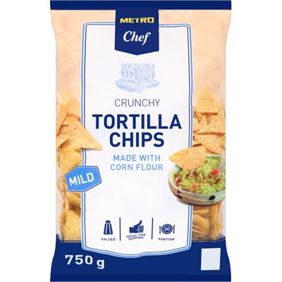 METRO Chef Tortilla Chips Sare 750 g