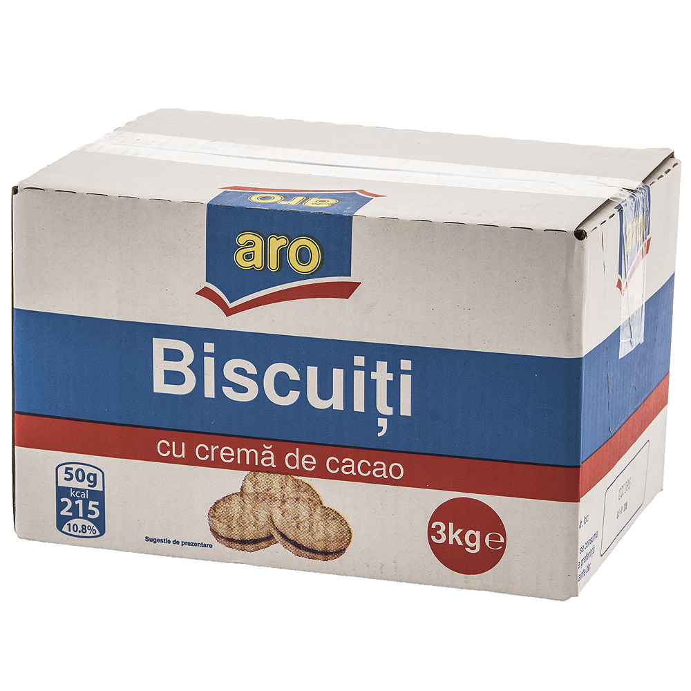 aro Biscuiti cu Crema Cacao 3 Kg