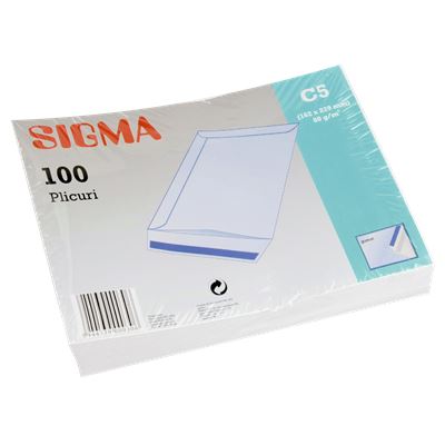 SIGMA Plic C5 Gumat 80G 100 bucati