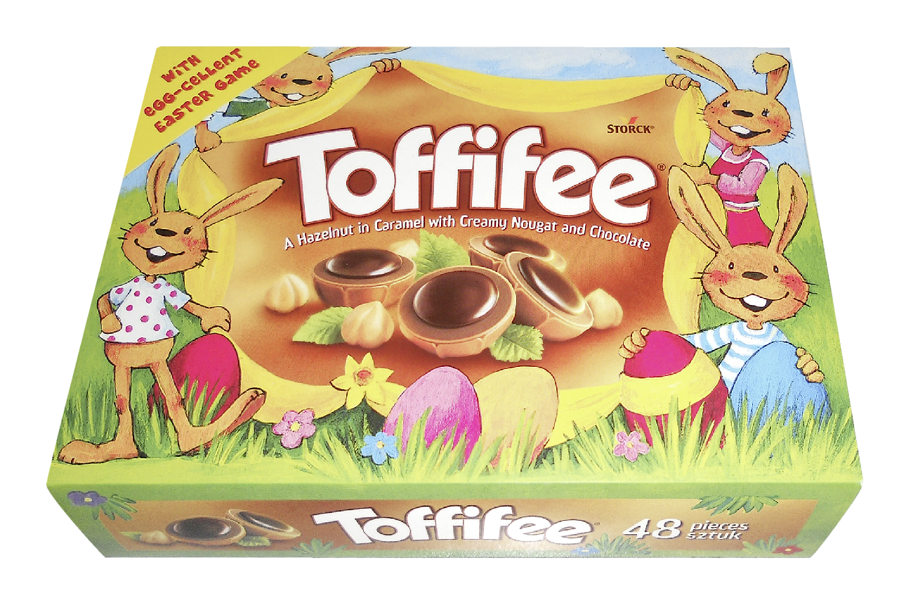 TOFFIFEE Pralina cu Aluna Invelita in Caramel si Ciocolata 400 g