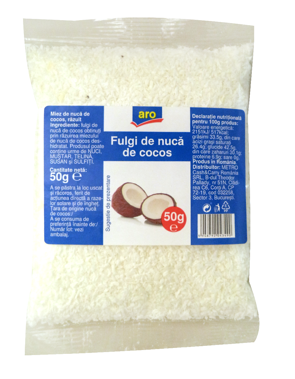aro Nuca De Cocos 4 x 50 g