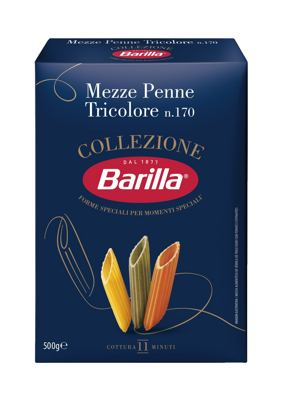 Barilla Mezze Penne Tricolore 500 g