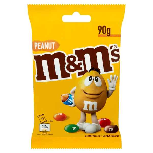 m&m's Alune Invelite in Ciocolata cu Lapte 90 g