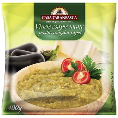 CASA TARANEASCA Vinete Coapte Tocate 400 g ❄