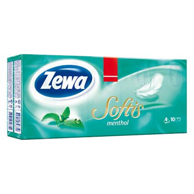 Zewa Softis Batiste Nazale 4 Straturi 10 bucati