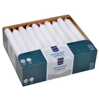 METRO PROFESSIONAL Lumanare Cilindrica Alba 6 h 21,5 x 180 mm 30 bucati
