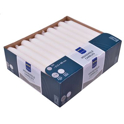 METRO PROFESSIONAL Lumanare Cilindrica Ivory 30 bucati