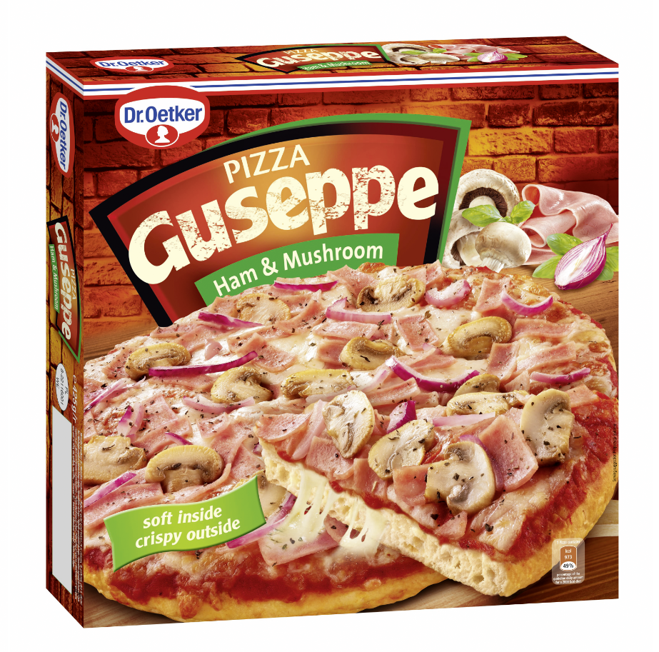Dr.Oetker Guseppe Pizza Sunca & Ciuperci 425 g ?