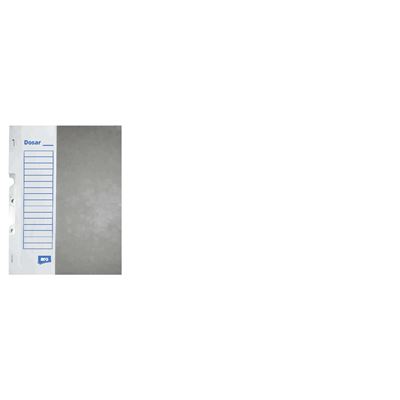 aro Dosar Alb Carton cu Sina 200 g 50 bucati