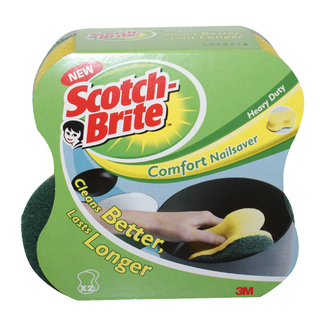 SCOTCH BRITE Bureti Caneluri Ergonomici 2 bucati