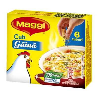 Maggi Cub Gaina 10 x 60 g