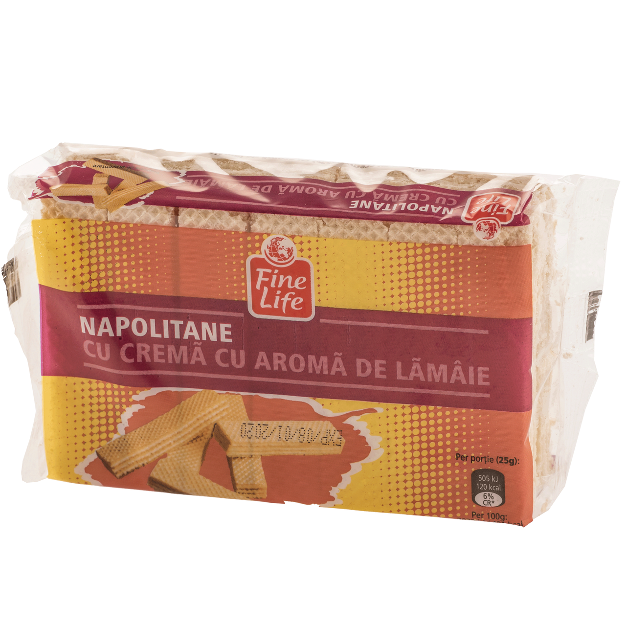 Fine Life Napolitane cu Crema de Lamaie 175 g