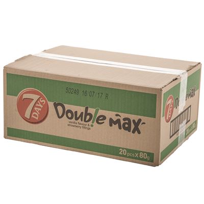7 DAYS Croissant Double Vanilie & Capsune 20 x 80 g