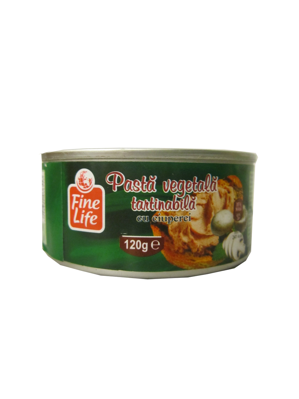 Fine Life Pate Vegetal Ciuperci 2 x 120 G