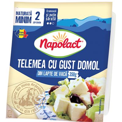 Napolact Telemea cu Gust Domol 350 g