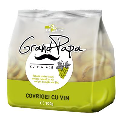 GRAND PAPA Covrigi Cu Vin Alb 100 g
