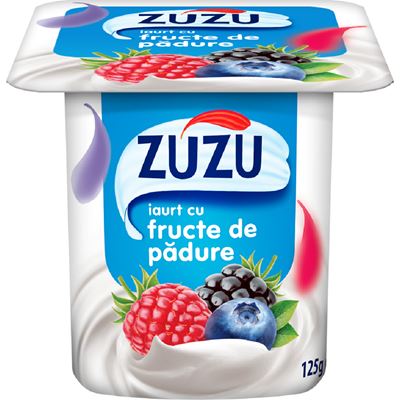 ZUZU Iaurt cu Fructe de Padure 125 g