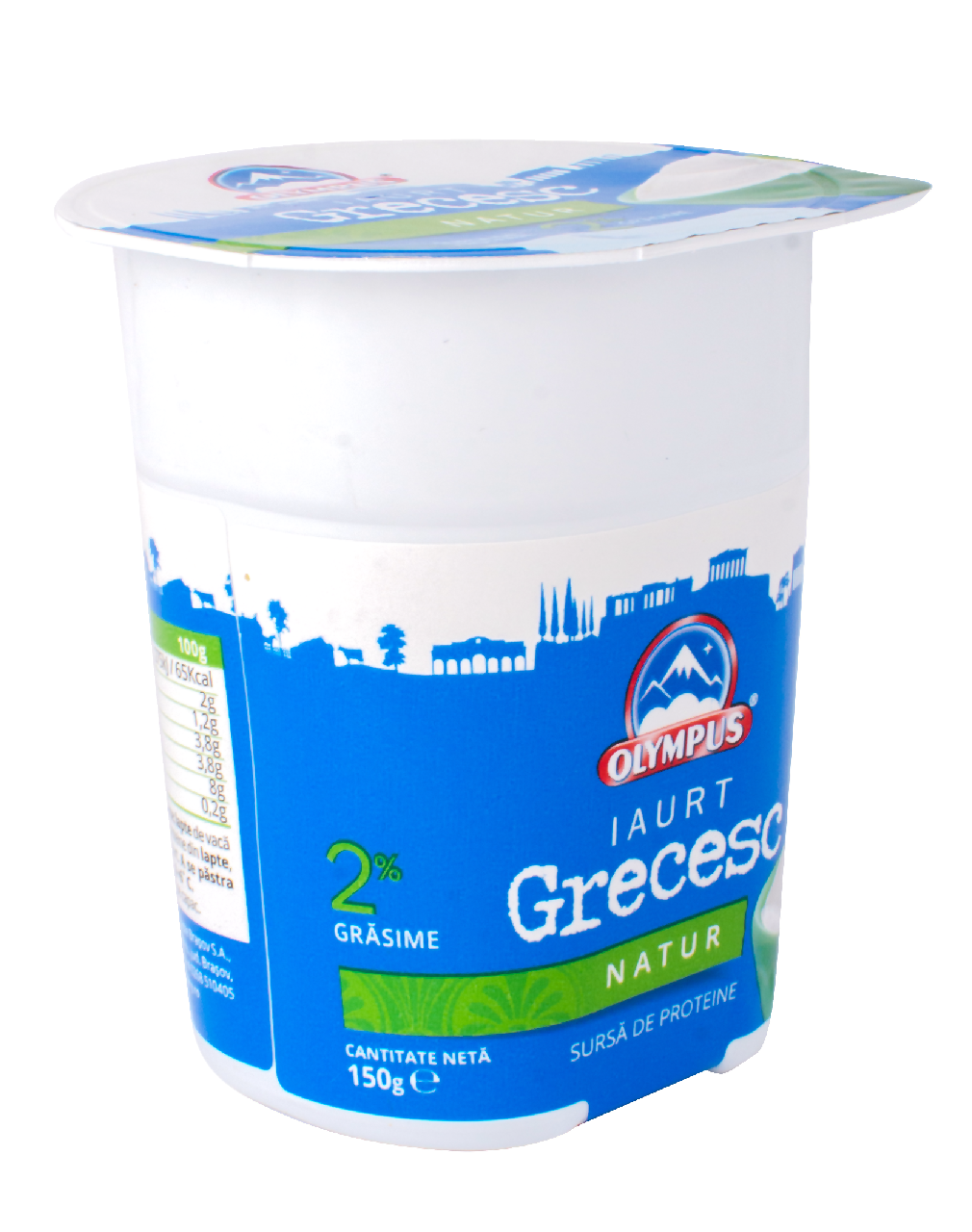 OLYMPUS Iaurt Grecesc 2% Grasime 150 g