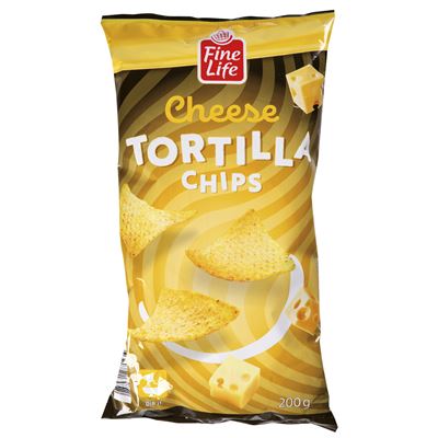 Fine Life Tortilla Chips Branza 200 g