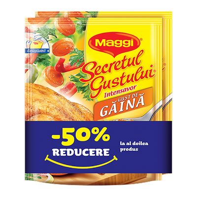 Maggi Secretul Gustului Gaina Pachet 1+1/2 800 g