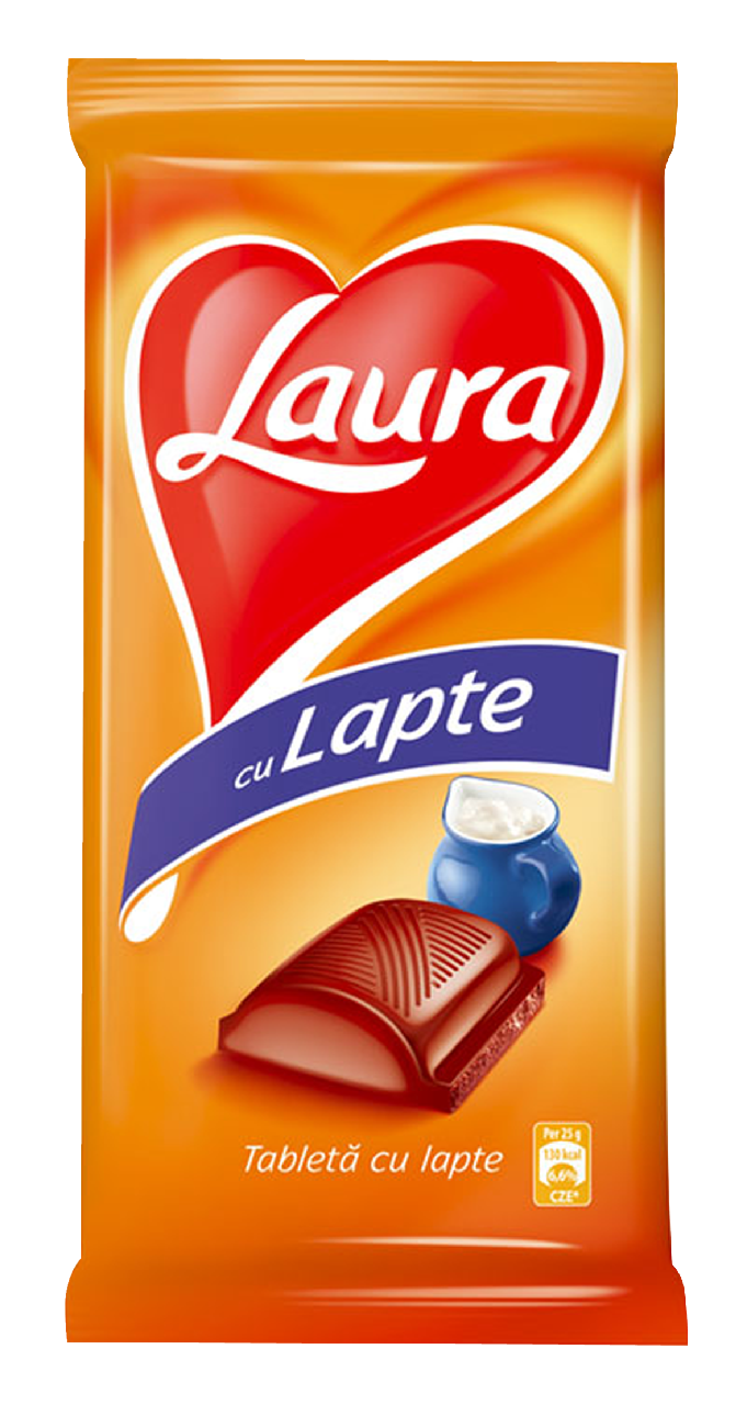 LAURA Ciocolata cu Lapte 4 x 90 g