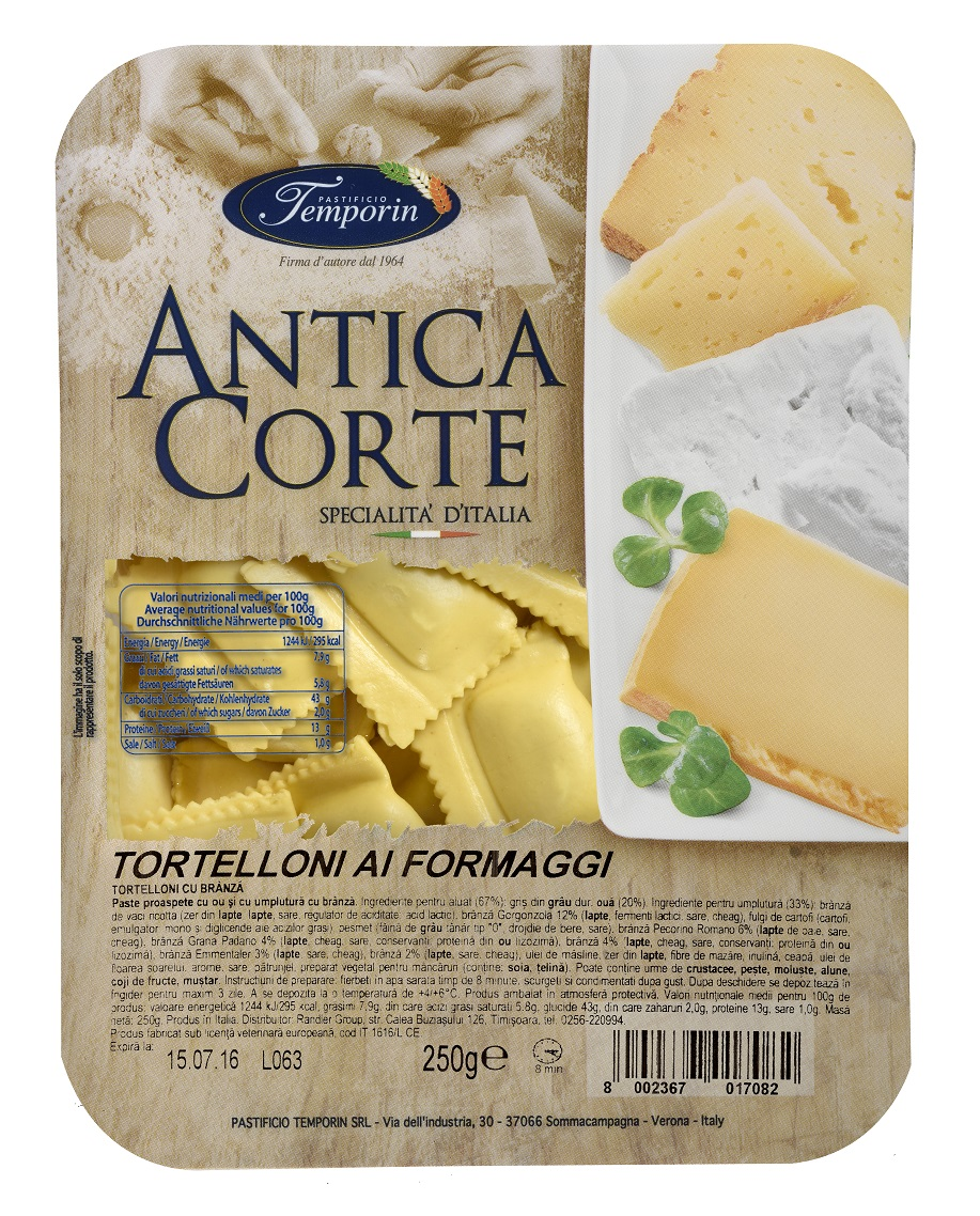 ANTICA Corte Paste Tortelloni Ai Formaggi 250 g