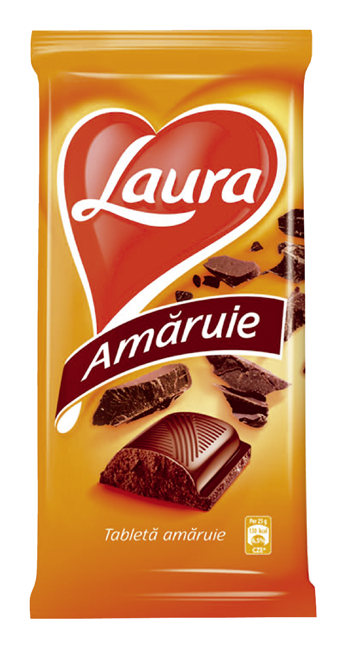 LAURA Ciocolata Amaruie 4 x 90 g