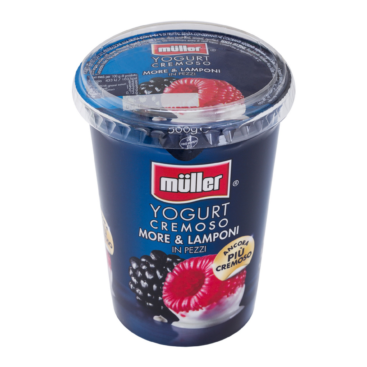 MULLER Iaurt Mure-Zmeura 500 g
