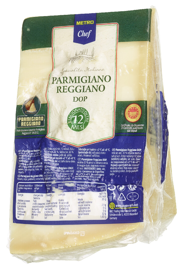 METRO Chef Parmigiano Reggiano Maturat 24 luni cca. 1 Kg