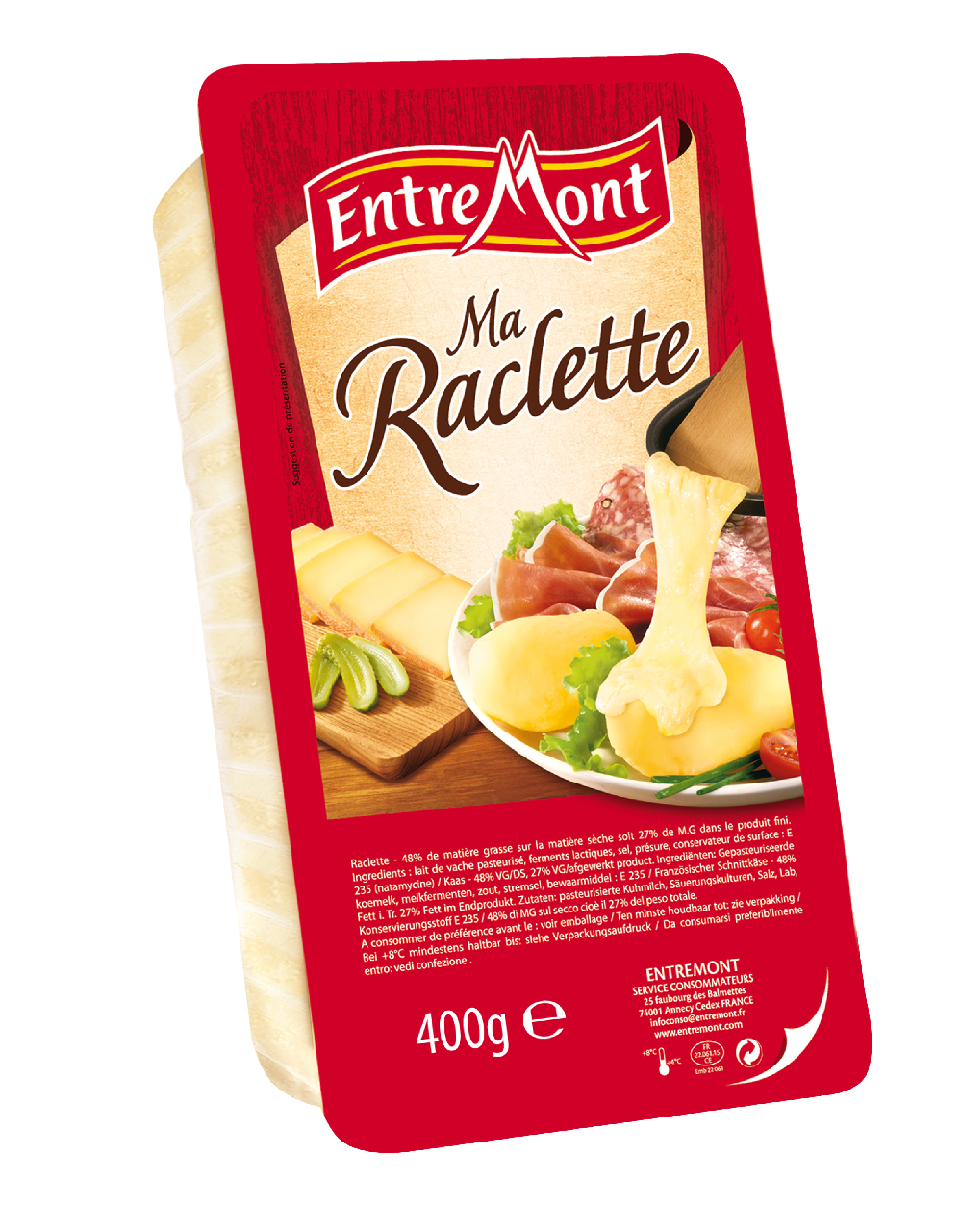 EntreMont Raclette Branza 400 g