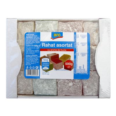 aro Rahat Asortat cu Aroma de Fructe 500 g