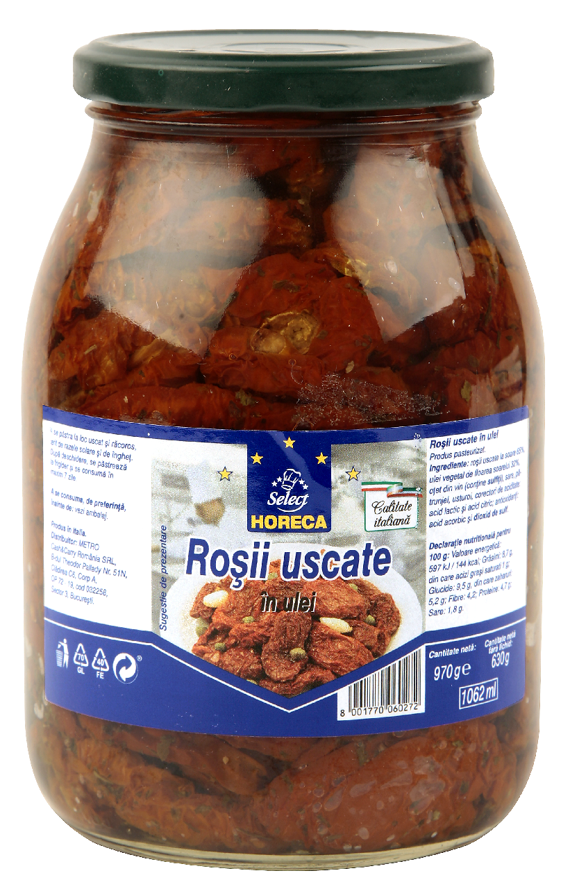 METRO Chef Rosii Uscate in Ulei 970 g