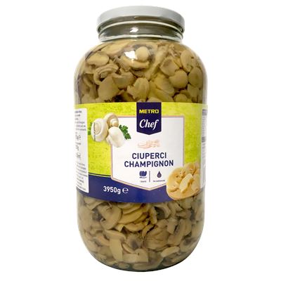 METRO Chef Ciuperci Taiate 3,95 Kg