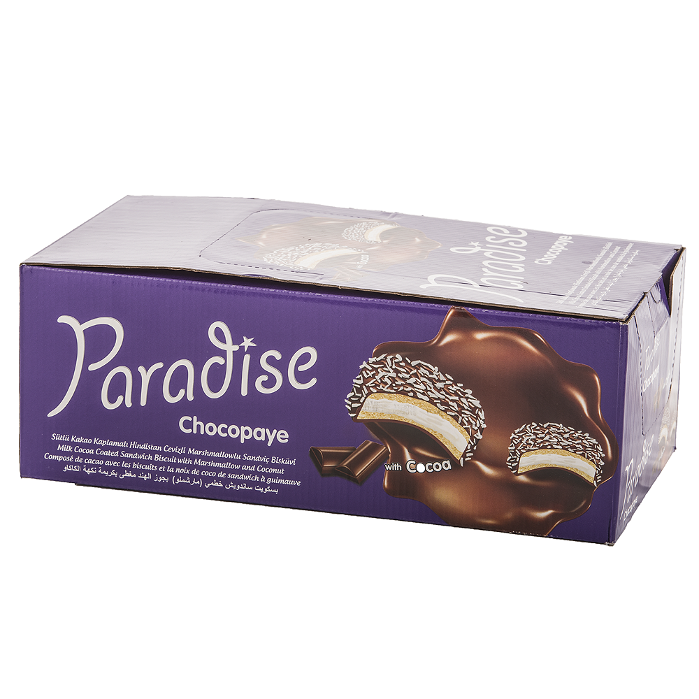 PARADISE Biscuiti cu Cocos si Cacao 24 x 64 g