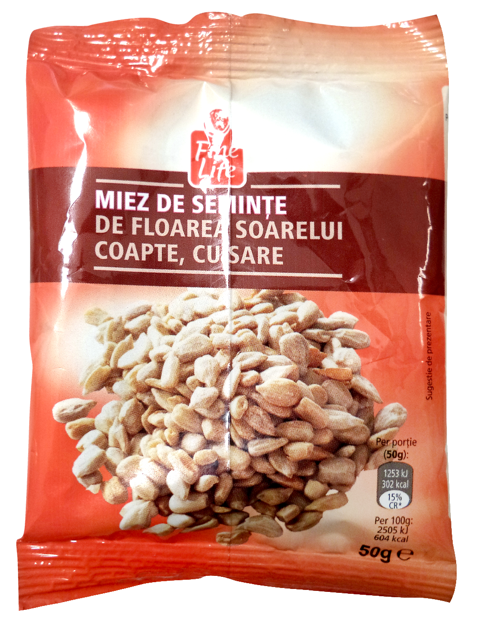 Fine Life Miez de Seminte de Floarea Soarelui 4 x 50 g