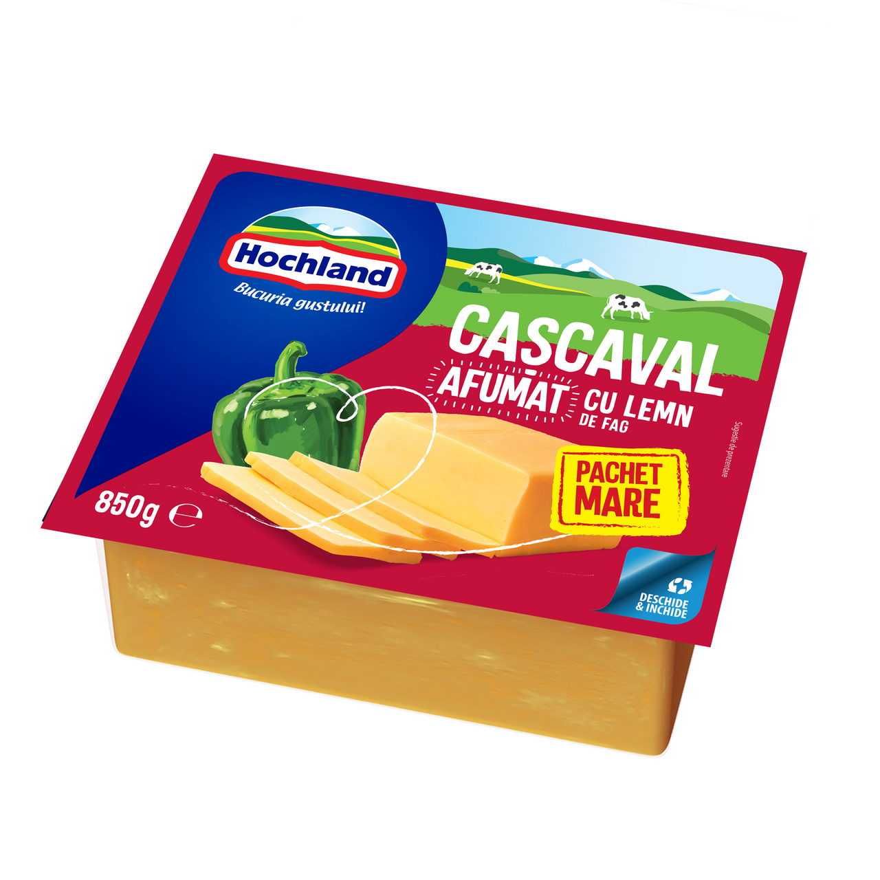 Hochland Cascaval Afumat 850 g