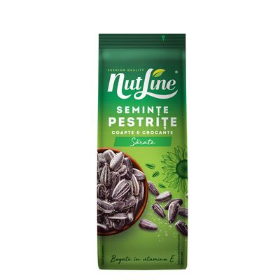 NUTLINE Seminte Floarea Soarelui Pestrite Sare 200 g