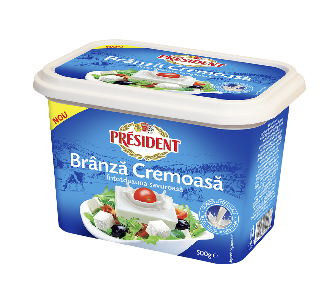 PRSIDENT Branza Cremoasa 500 g