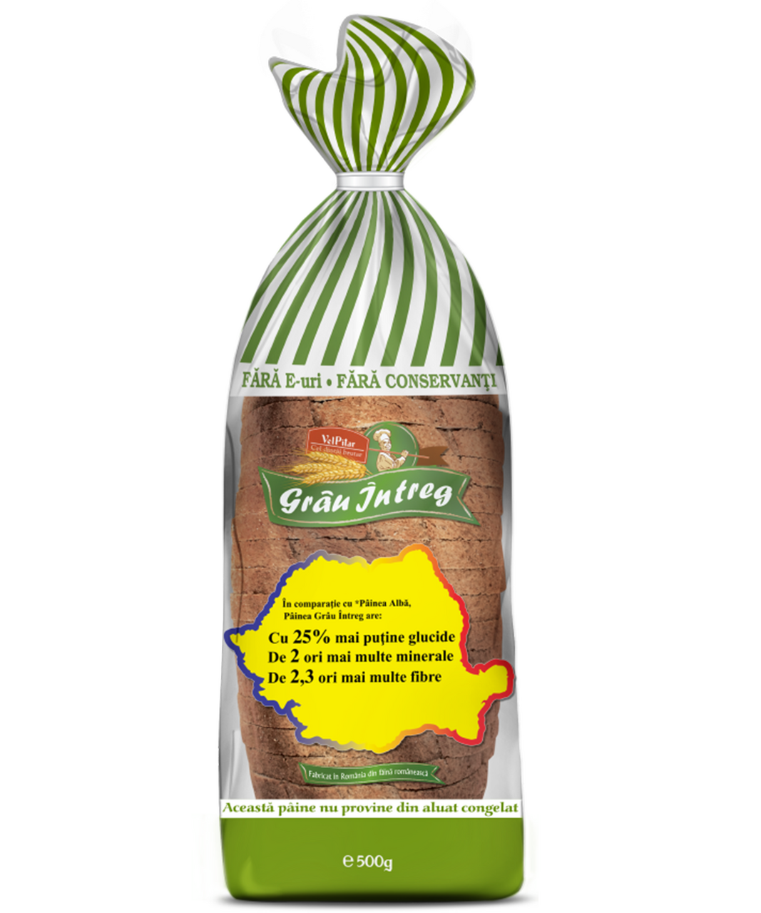 Vel Pitar Franzela Grau Intreg 500 g