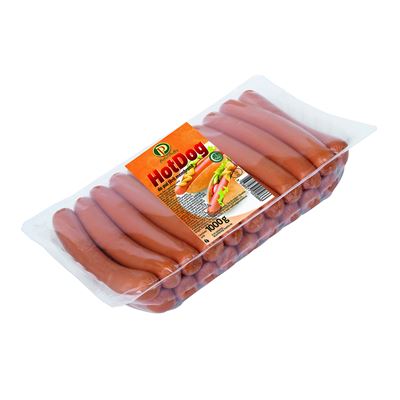PERUTNINA Hot Dog de Pui fara Membrana 1 Kg