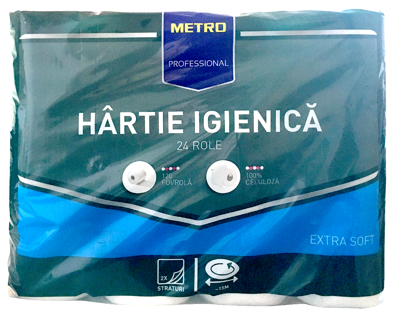 METRO PROFESSIONAL Hartie Igienica 24 Role 2 Straturi