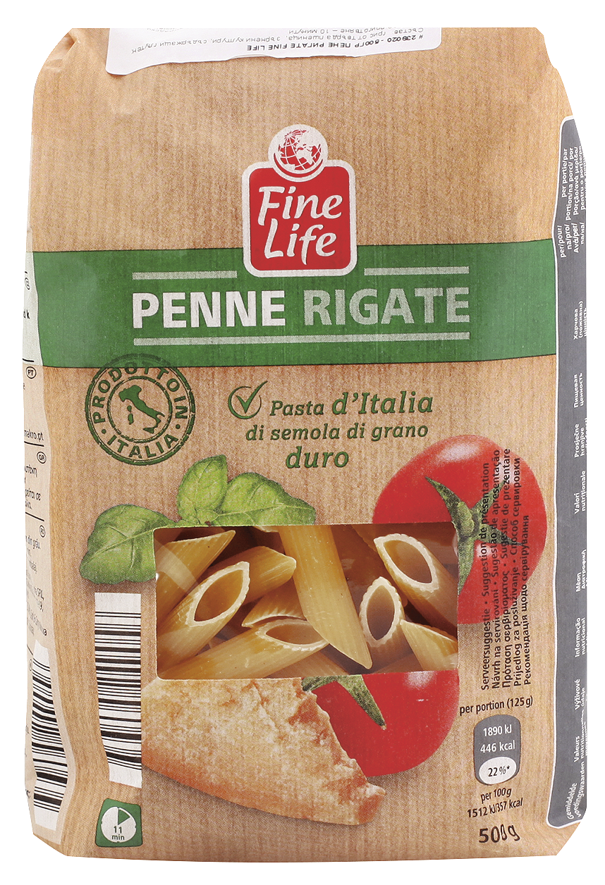 Fine Life Penne Rigate 500 g