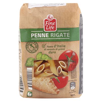 Fine Life Penne Rigate Grau Dur 500 g