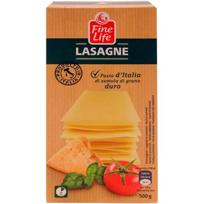 Fine Life Lasagna Grau Dur 500 g