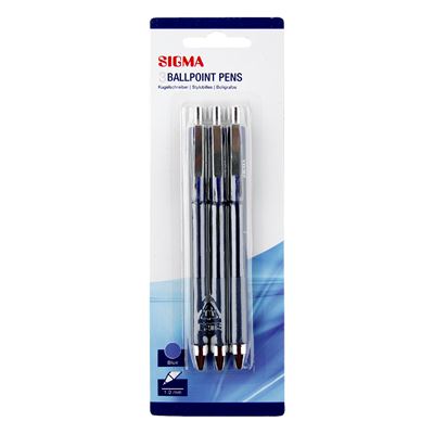 SIGMA Pix Retractabil Albastru 3 bucati